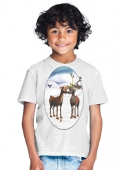 T-Shirt Garçon Reindeers Love