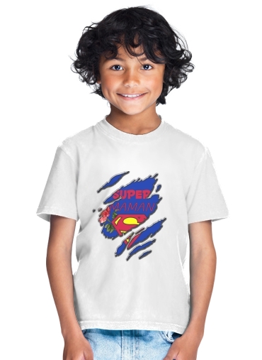 T-Shirt Garçon Super Maman