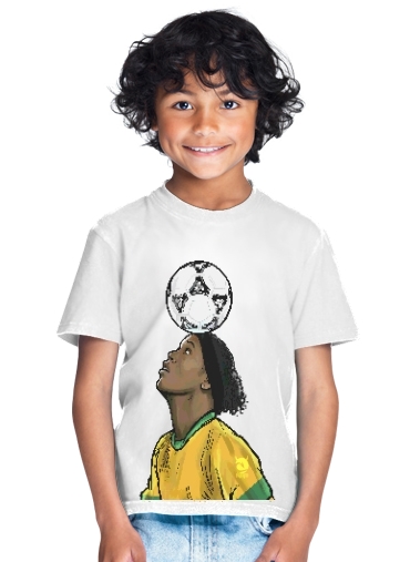 T-Shirt Garçon The Magic Carioca Brazil Pixel Art