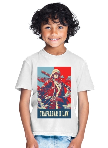 T-Shirt Garçon Trafalgar D Law Pop Art