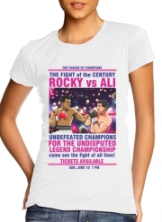 T-Shirt Manche courte cold rond femme Ali vs Rocky
