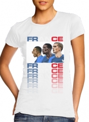 T-Shirt Manche courte cold rond femme Allez Les Bleus France 