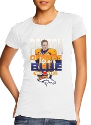 T-Shirt Manche courte cold rond femme Football Américain : Payton Manning