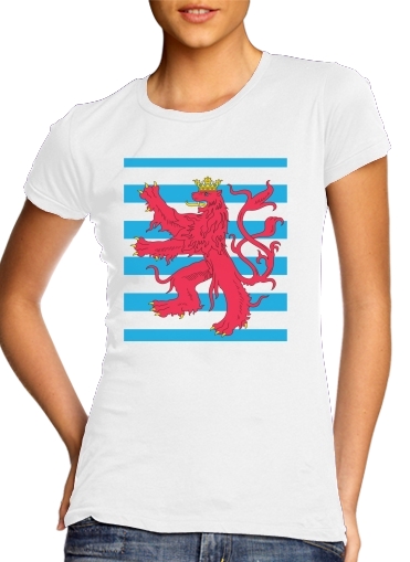 T-Shirt Manche courte cold rond femme Armoiries du Luxembourg