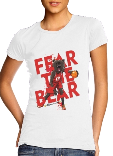 T-Shirt Manche courte cold rond femme Beasts Collection: Fear the Bear
