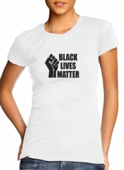 T-Shirt Manche courte cold rond femme Black Lives Matter