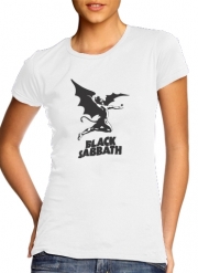 T-Shirt Manche courte cold rond femme Black Sabbath Heavy Metal