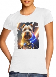 T-Shirt Manche courte cold rond femme Cairn terrier