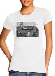T-Shirt Manche courte cold rond femme Chirac French Swag