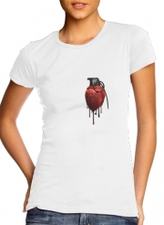 T-Shirt Manche courte cold rond femme Coeur Explosif