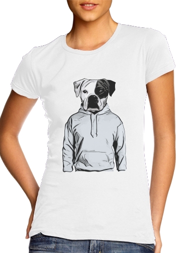 T-Shirt Manche courte cold rond femme Cool Dog