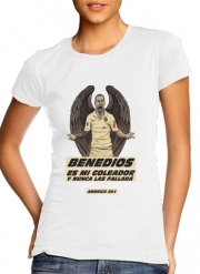 T-Shirt Manche courte cold rond femme Dario Benedios - America