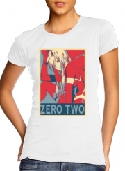 T-Shirt Manche courte cold rond femme Darling Zero Two Propaganda