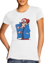 T-Shirt Manche courte cold rond femme Dealer Mushroom Feat Wario