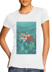 T-Shirt Manche courte cold rond femme Disney Hangover Ariel and Nemo