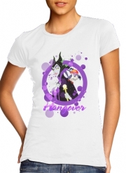 T-Shirt Manche courte cold rond femme Disney Hangover: Maleficent feat. Zazu 