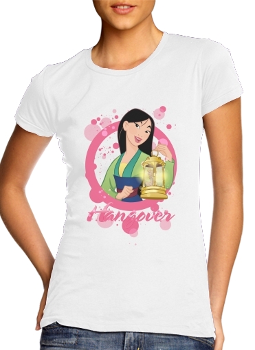 T-Shirt Manche courte cold rond femme Disney Hangover: Mulan feat. Tinkerbell