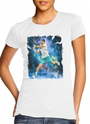 T-Shirt Manche courte cold rond femme Djokovic Painting art