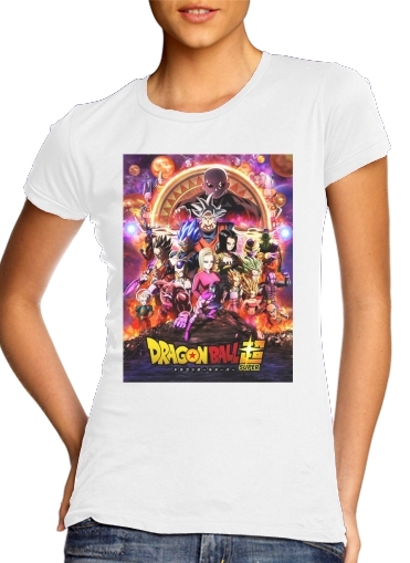 T-Shirt Manche courte cold rond femme Dragon Ball X Avengers