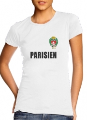 T-Shirt Manche courte cold rond femme Drapeau Paris