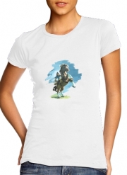 T-Shirt Manche courte cold rond femme Epona Horse with Link