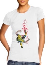 T-Shirt Manche courte cold rond femme FantaSweden Zlatan Swirl