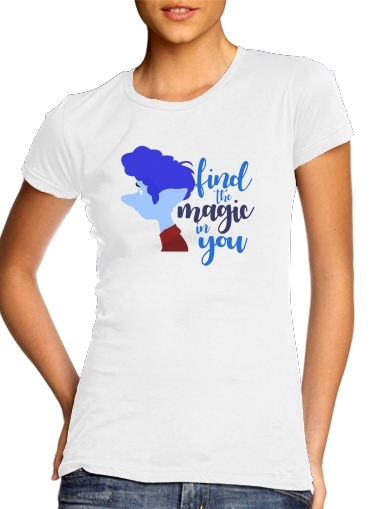 T-Shirt Manche courte cold rond femme Find Magic in you - En Avant