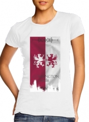 T-Shirt Manche courte cold rond femme Flag House Connington