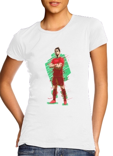 T-Shirt Manche courte cold rond femme Football Legends: Cristiano Ronaldo - Portugal