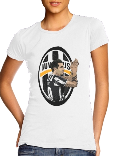 T-Shirt Manche courte cold rond femme Football Stars: Carlos Tevez - Juventus