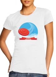 T-Shirt Manche courte cold rond femme Frisbee Activity