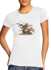 T-Shirt Manche courte cold rond femme Gizmo x Yoda - Gremlins