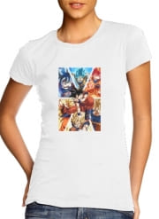 T-Shirt Manche courte cold rond femme Goku Ultra Instinct