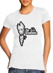 T-Shirt Manche courte cold rond femme GrootFather is Groot x GodFather