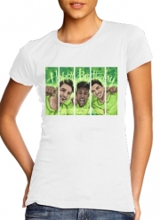 T-Shirt Manche courte cold rond femme Happy Birthday MSN 
