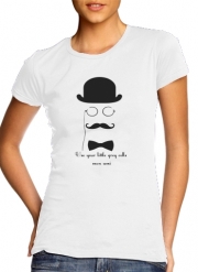 T-Shirt Manche courte cold rond femme Hercules Poirot Quotes