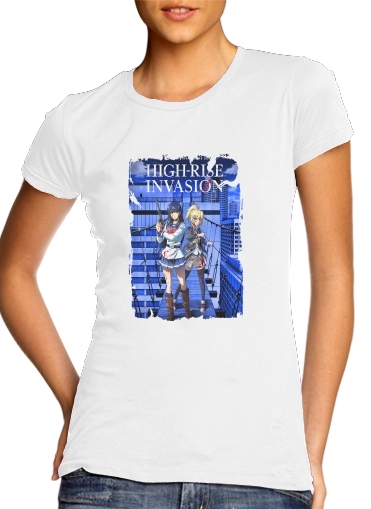 T-Shirt Manche courte cold rond femme High Rise Invasion