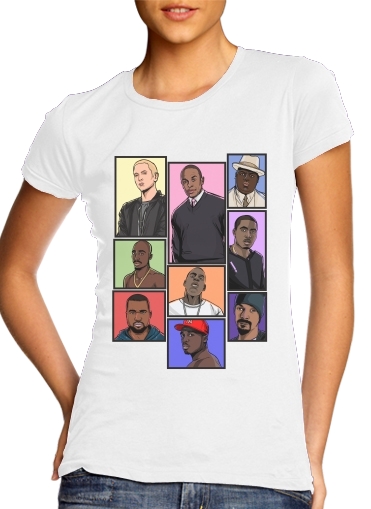 T-Shirt Manche courte cold rond femme Hip Hop Legends