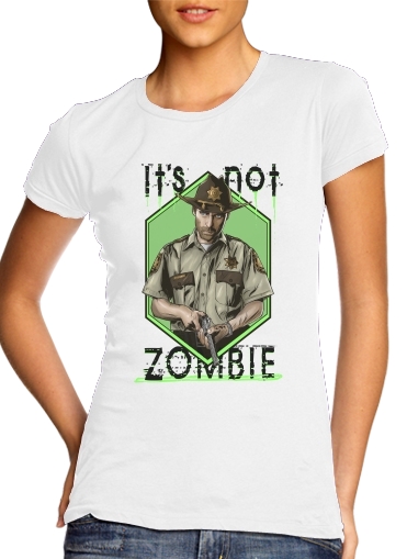 T-Shirt Manche courte cold rond femme It's not zombie