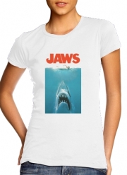 T-Shirt Manche courte cold rond femme Les Dents de la mer - Jaws