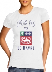 T-Shirt Manche courte cold rond femme Je peux pas ya le Havre