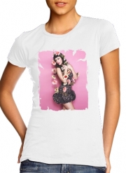 T-Shirt Manche courte cold rond femme Katty perry flowers