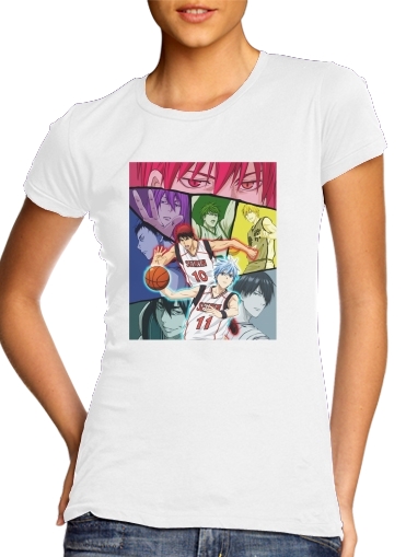 T-Shirt Manche courte cold rond femme Kuroko no basket Generation of miracles