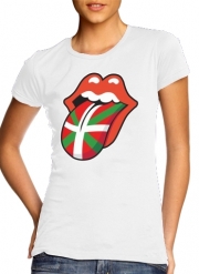 T-Shirt Manche courte cold rond femme Langue Basque Stones