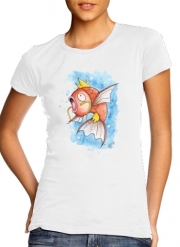 T-Shirt Manche courte cold rond femme Magicarpe Pokemon Eau