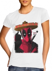 T-Shirt Manche courte cold rond femme Mexican Deadpool