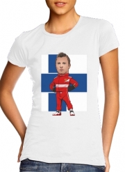 T-Shirt Manche courte cold rond femme MiniRacers: Kimi Raikkonen - Ferrari Team F1