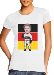 T-Shirt Manche courte cold rond femme MiniRacers: Nico Rosberg - Mercedes Formula One Team