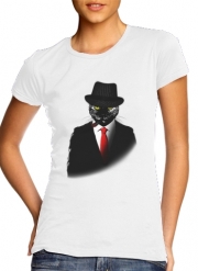 T-Shirt Manche courte cold rond femme Mobster Cat