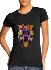 T-Shirt Manche courte cold rond femme Philippe Brazilian Blaugrana